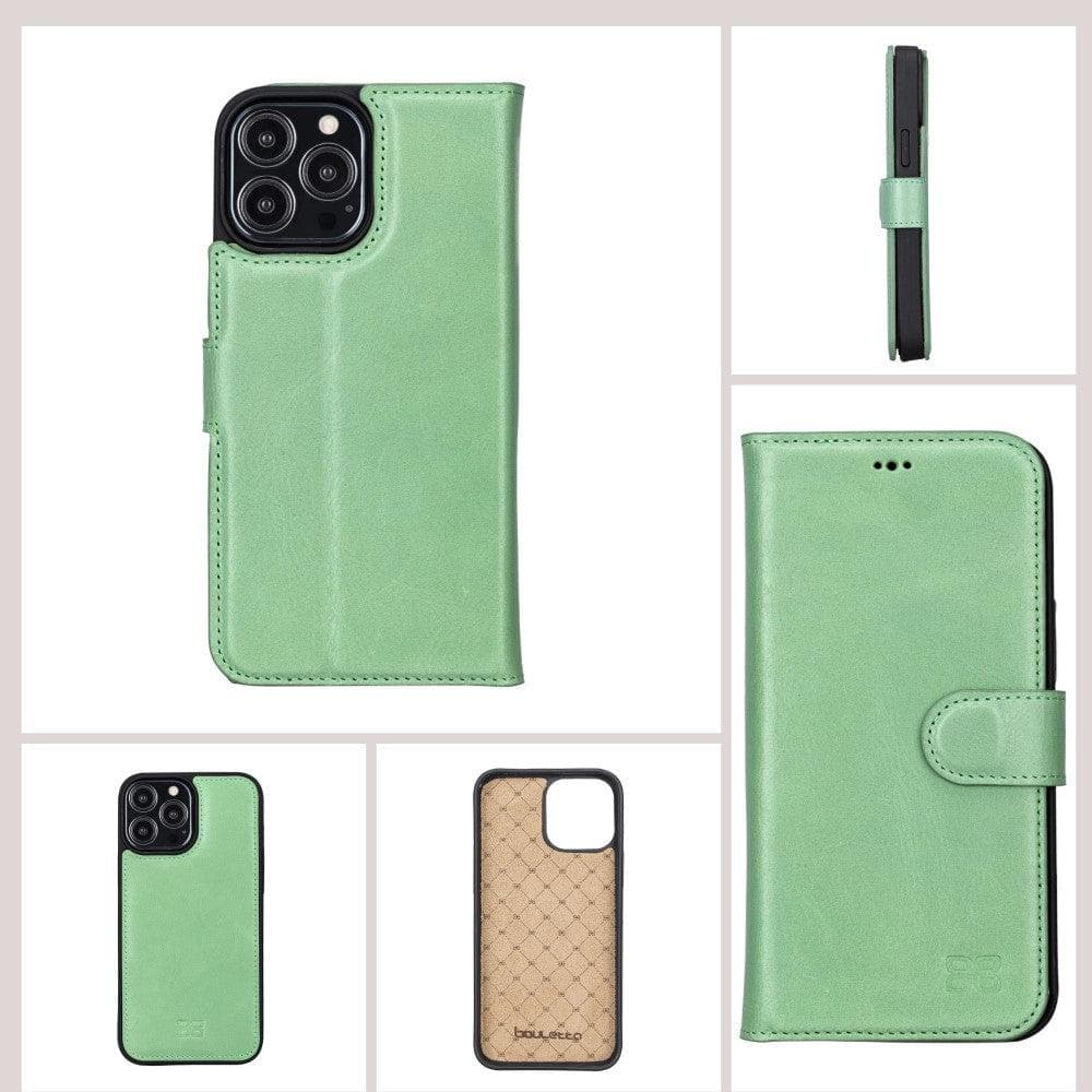 Magic iPhone 13 Colorful Leather Detachable Wallet Case
