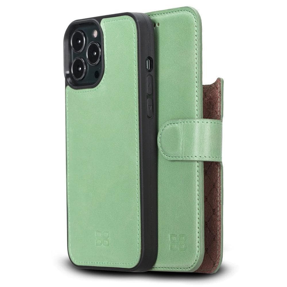 Magic iPhone 13 Pro Max Colorful Leather Detachable Wallet Case