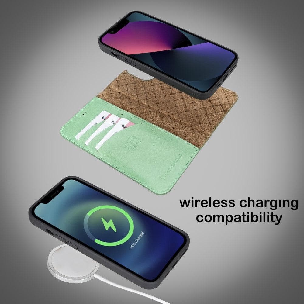 Magic iPhone 13 Colorful Leather Detachable Wallet Case