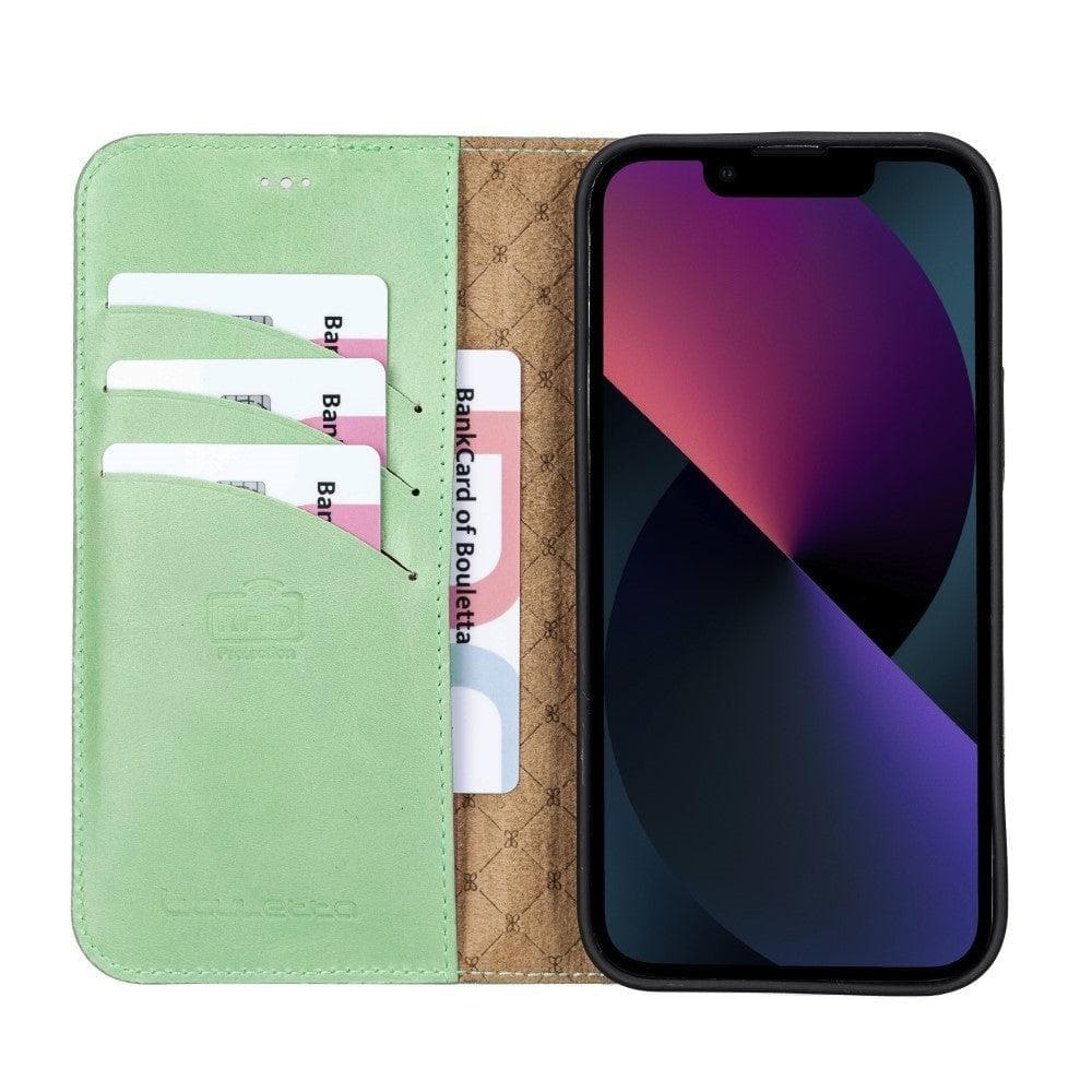 Magic iPhone 13 Pro Max Colorful Leather Detachable Wallet Case