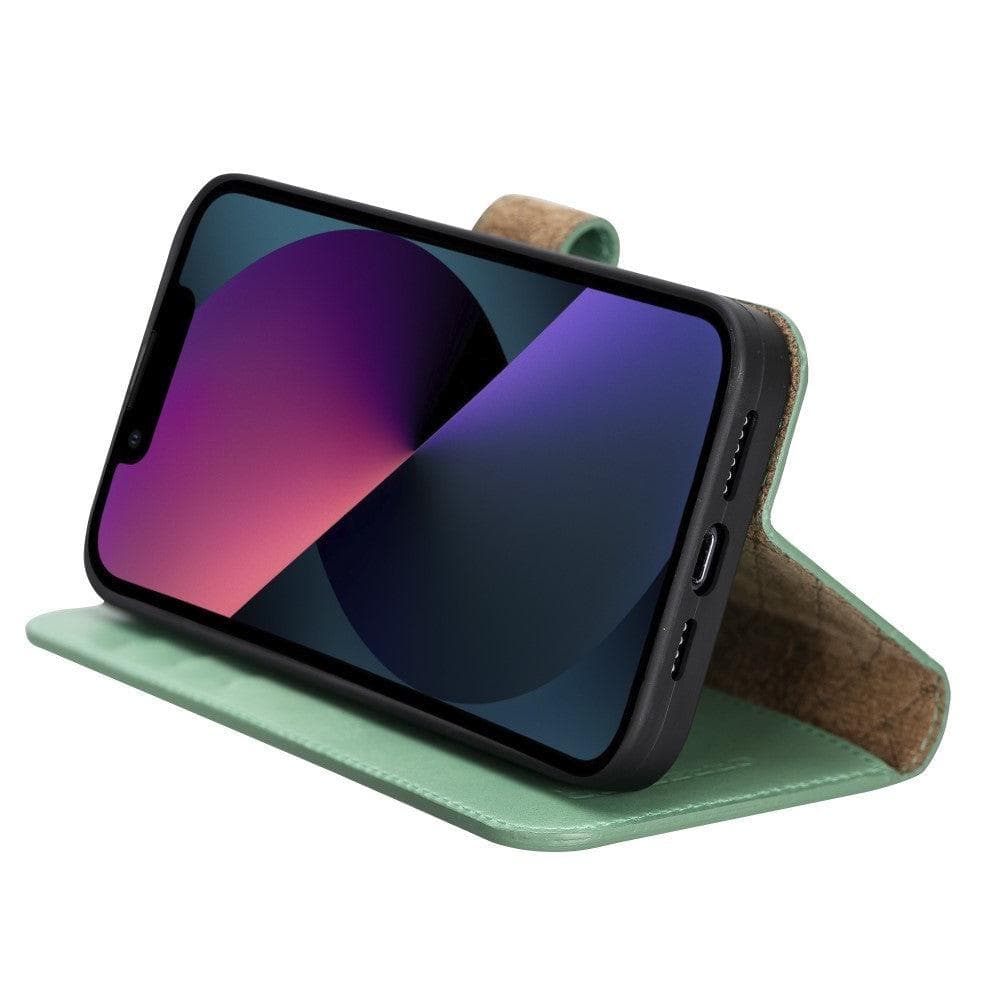 Magic iPhone 13 Pro Max Colorful Leather Detachable Wallet Case
