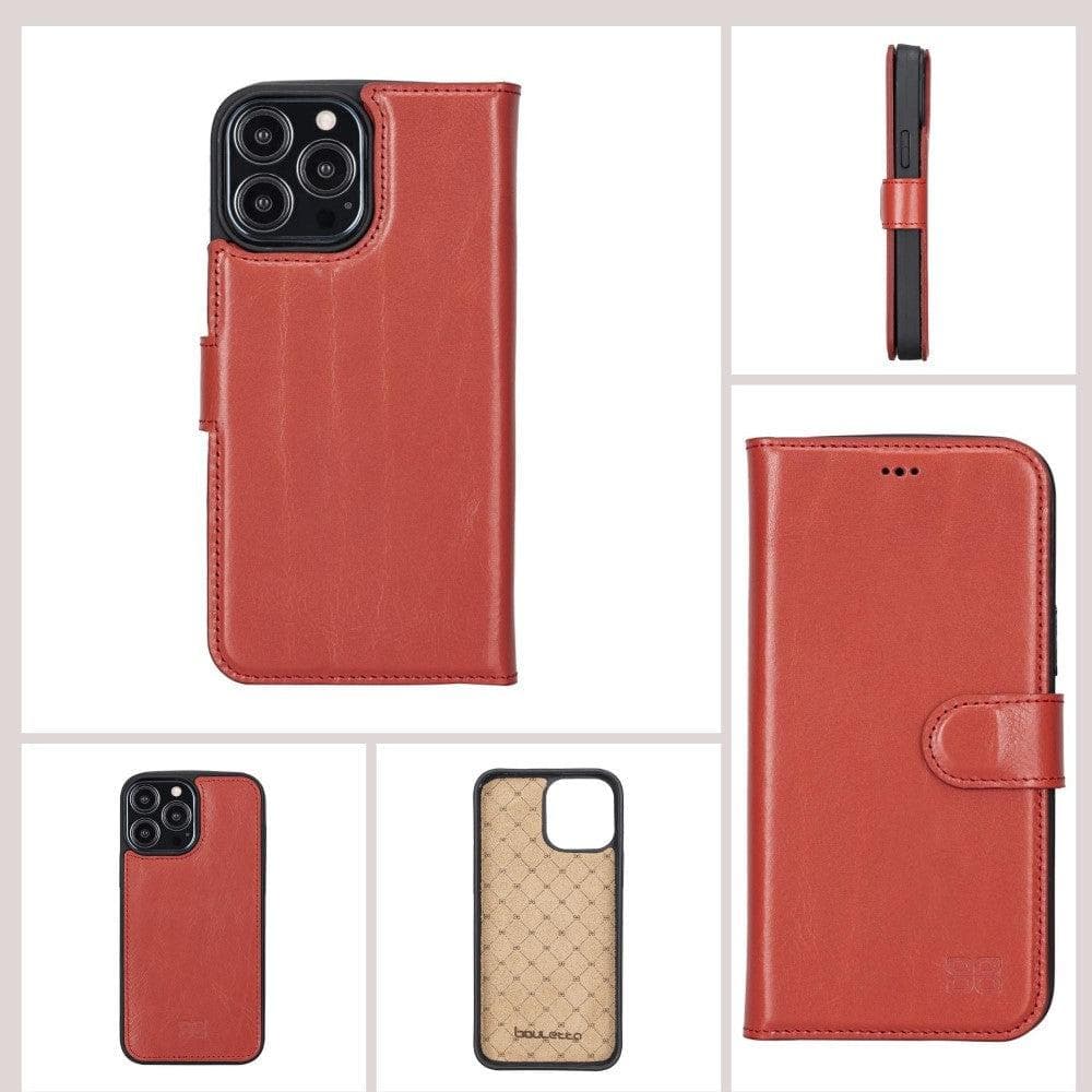 Magic iPhone 13 Pro Max Colorful Leather Detachable Wallet Case