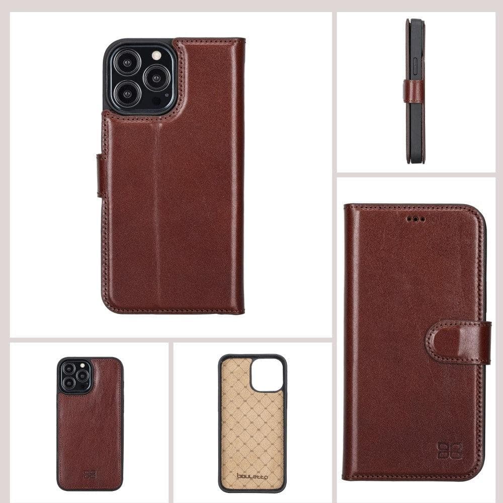 Magic iPhone 13 Pro Max Colorful Leather Detachable Wallet Case