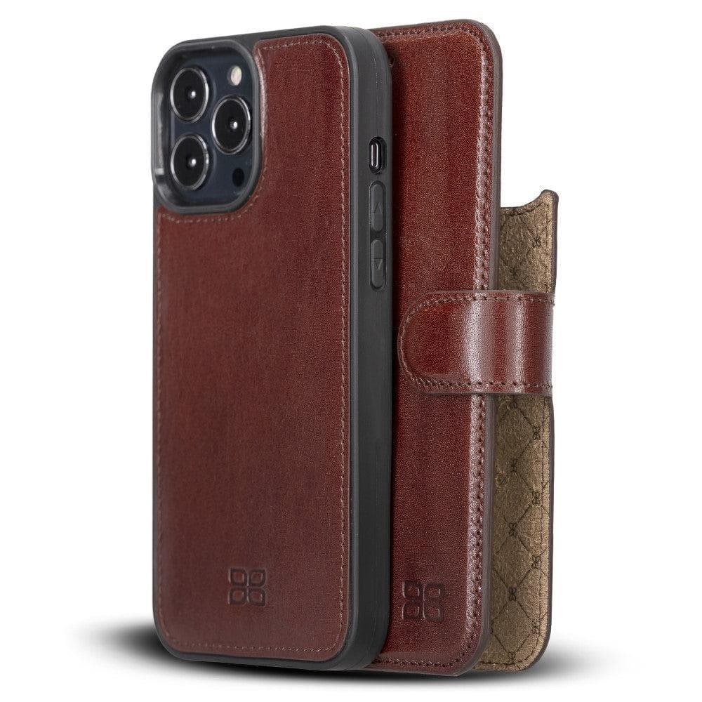 Magic iPhone 13 Pro Max Colorful Leather Detachable Wallet Case