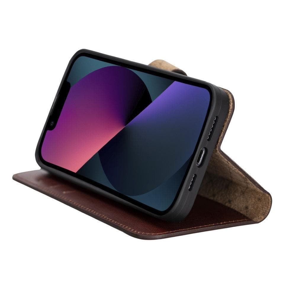 Magic iPhone 13 Pro Max Colorful Leather Detachable Wallet Case