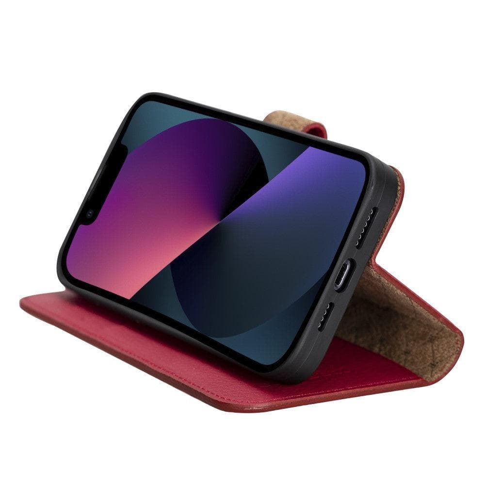 Magic iPhone 13 Pro Max Colorful Leather Detachable Wallet Case