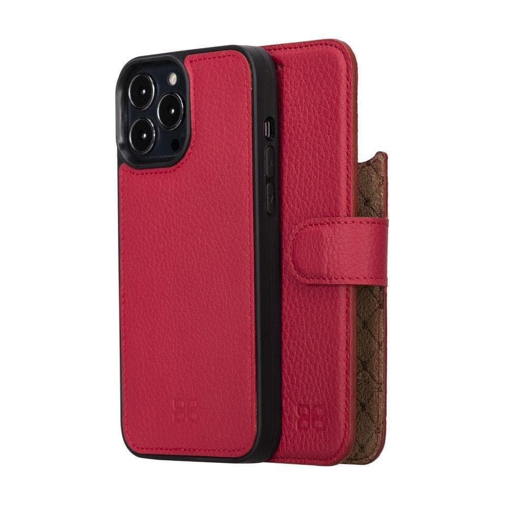 Magic iPhone 13 Pro Max Colorful Leather Detachable Wallet Case
