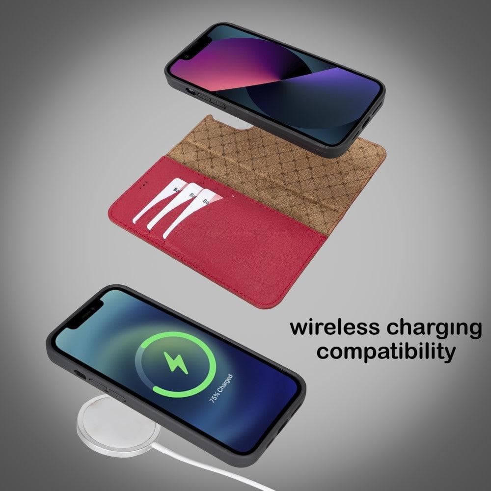 Magic iPhone 13 Pro Max Colorful Leather Detachable Wallet Case