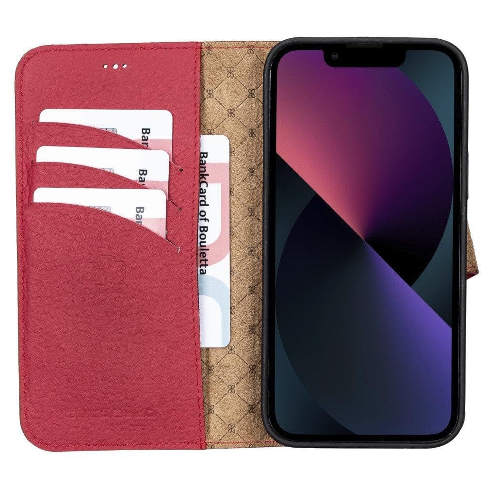 Magic iPhone 13 Pro Max Colorful Leather Detachable Wallet Case