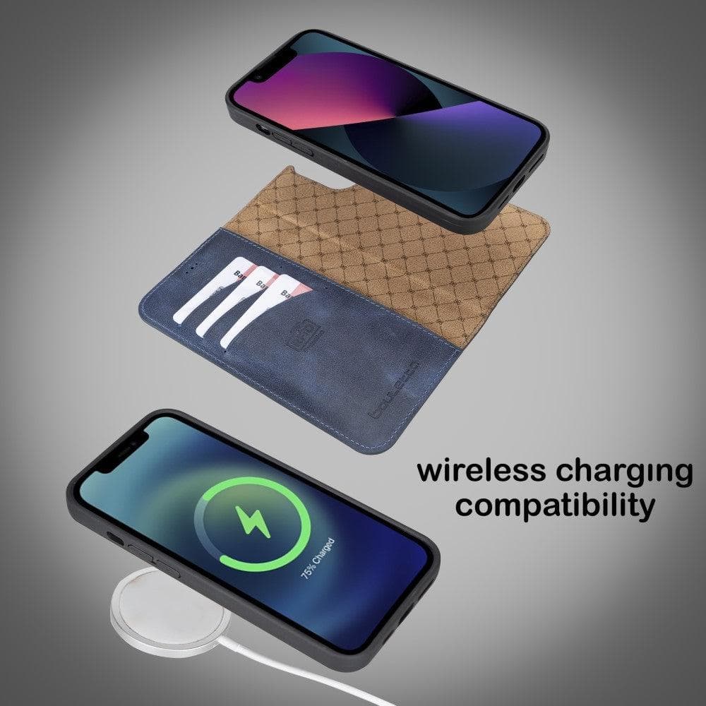 Magic iPhone 13 Pro Max Colorful Leather Detachable Wallet Case