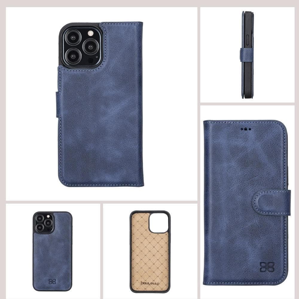 Magic iPhone 13 Pro Max Colorful Leather Detachable Wallet Case