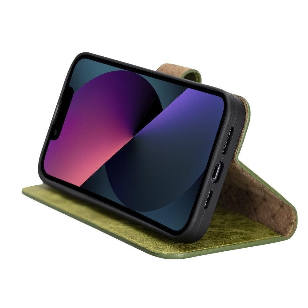Magic iPhone 13 Pro Max Colorful Leather Detachable Wallet Case
