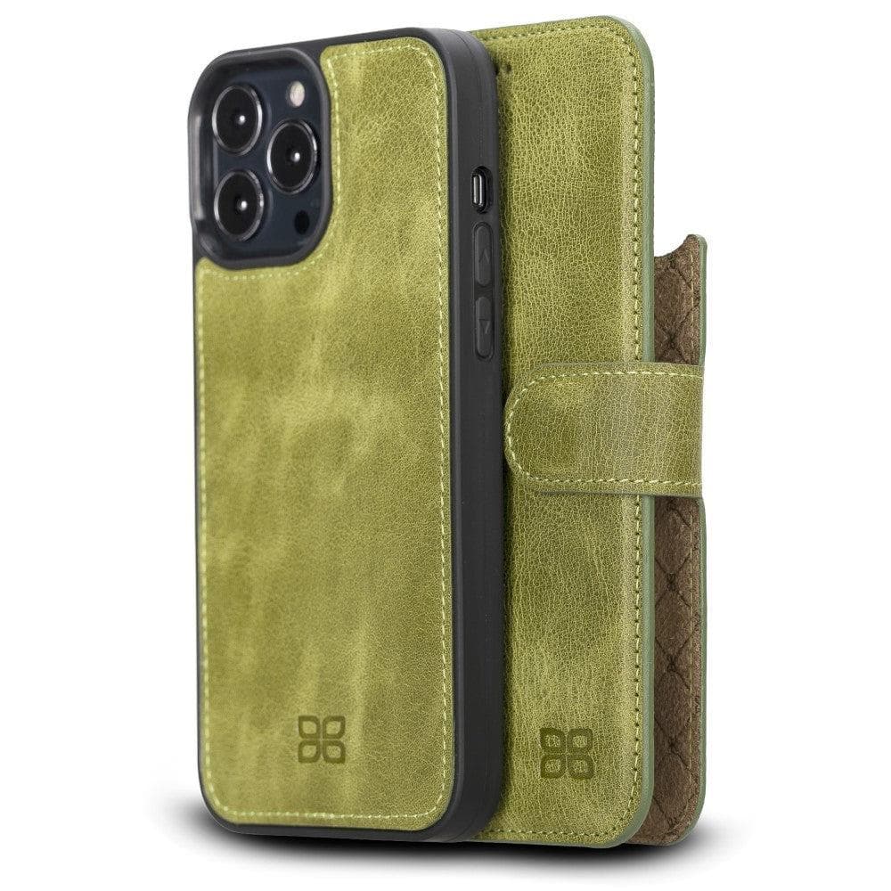 Magic iPhone 13 Pro Max Colorful Leather Detachable Wallet Case