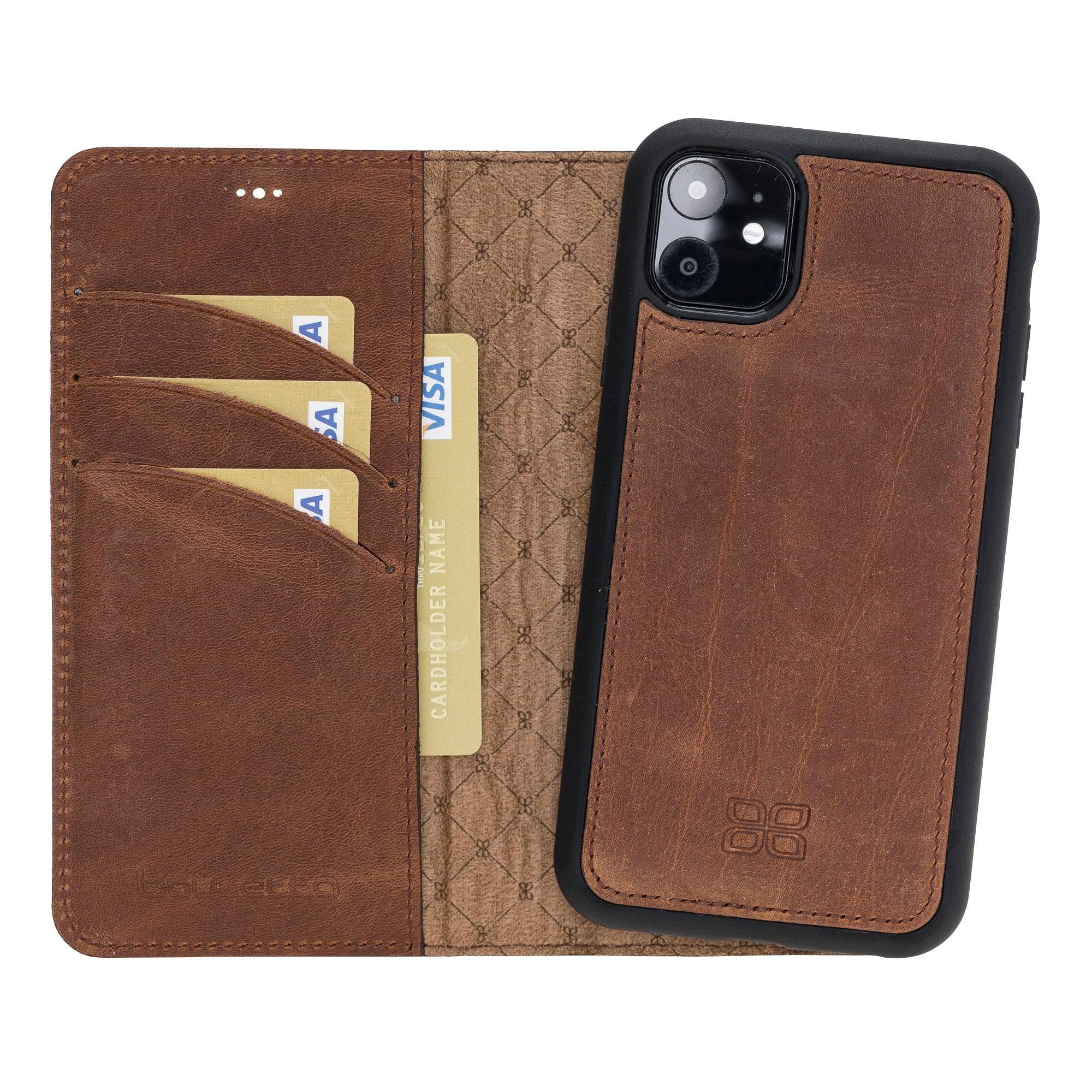 Magic iPhone 11 Pro Max Leather Detachable Wallet Case