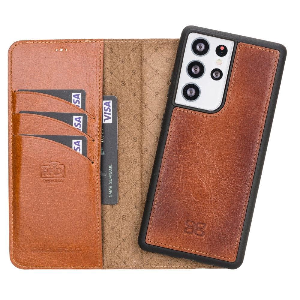 Magic Samsung Galaxy S21 Detachable Leather Wallet Case