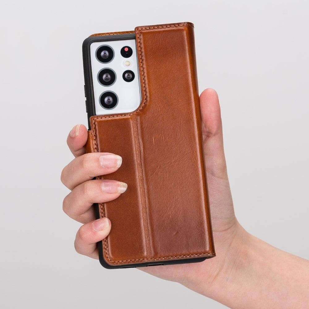 Magic Samsung Galaxy S21 Detachable Leather Wallet Case