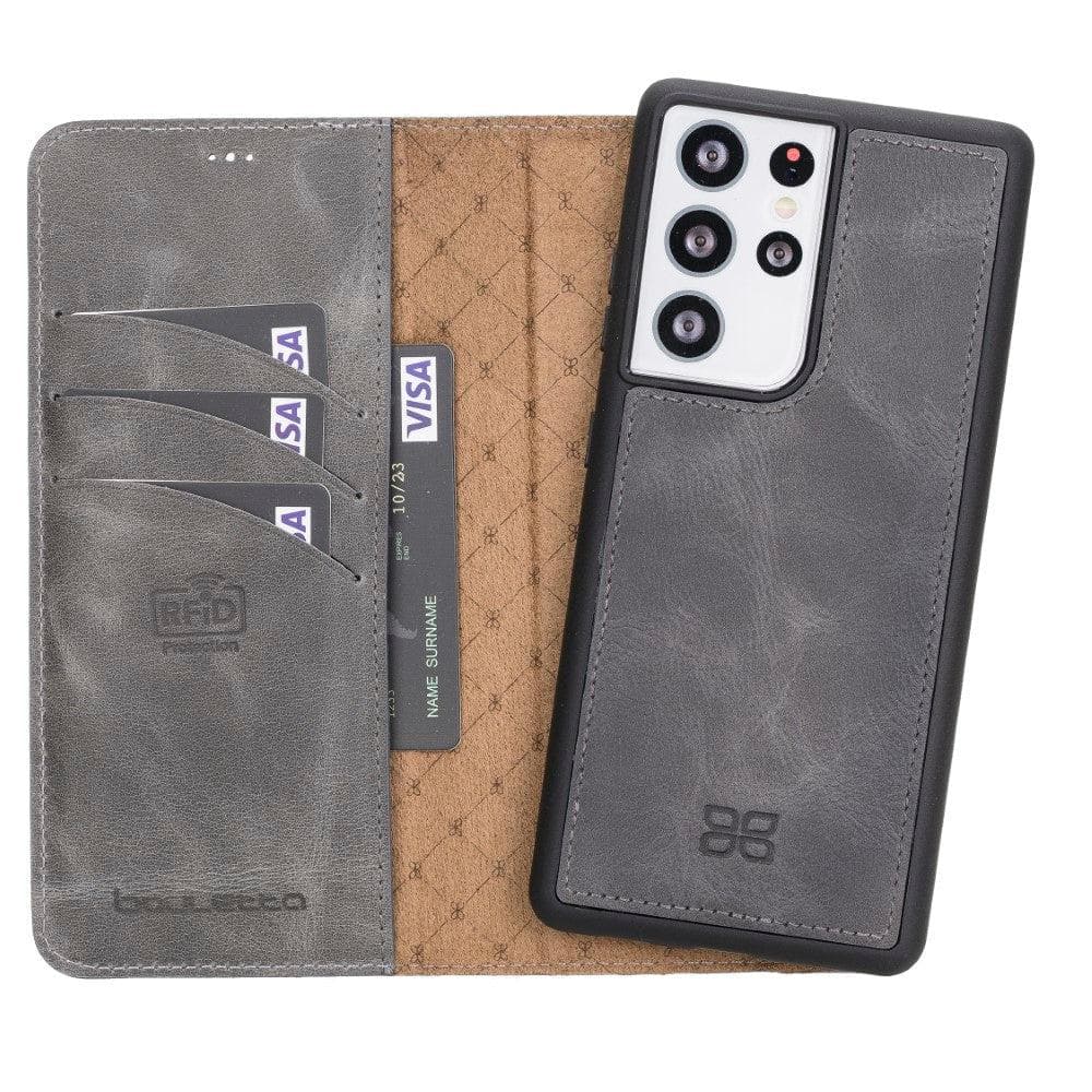 Magic Samsung Galaxy S21 Detachable Leather Wallet Case