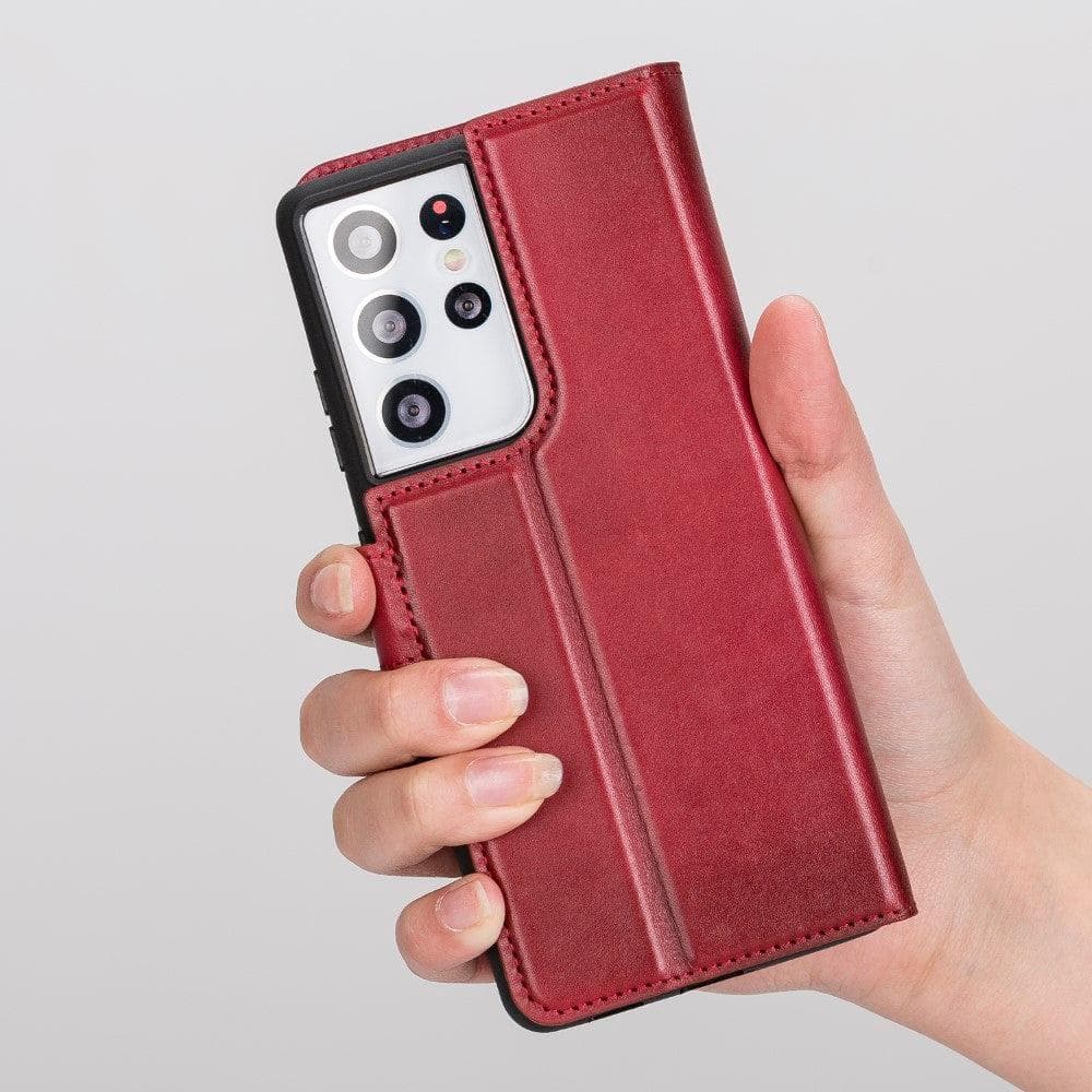 Magic Samsung Galaxy S21 Detachable Leather Wallet Case