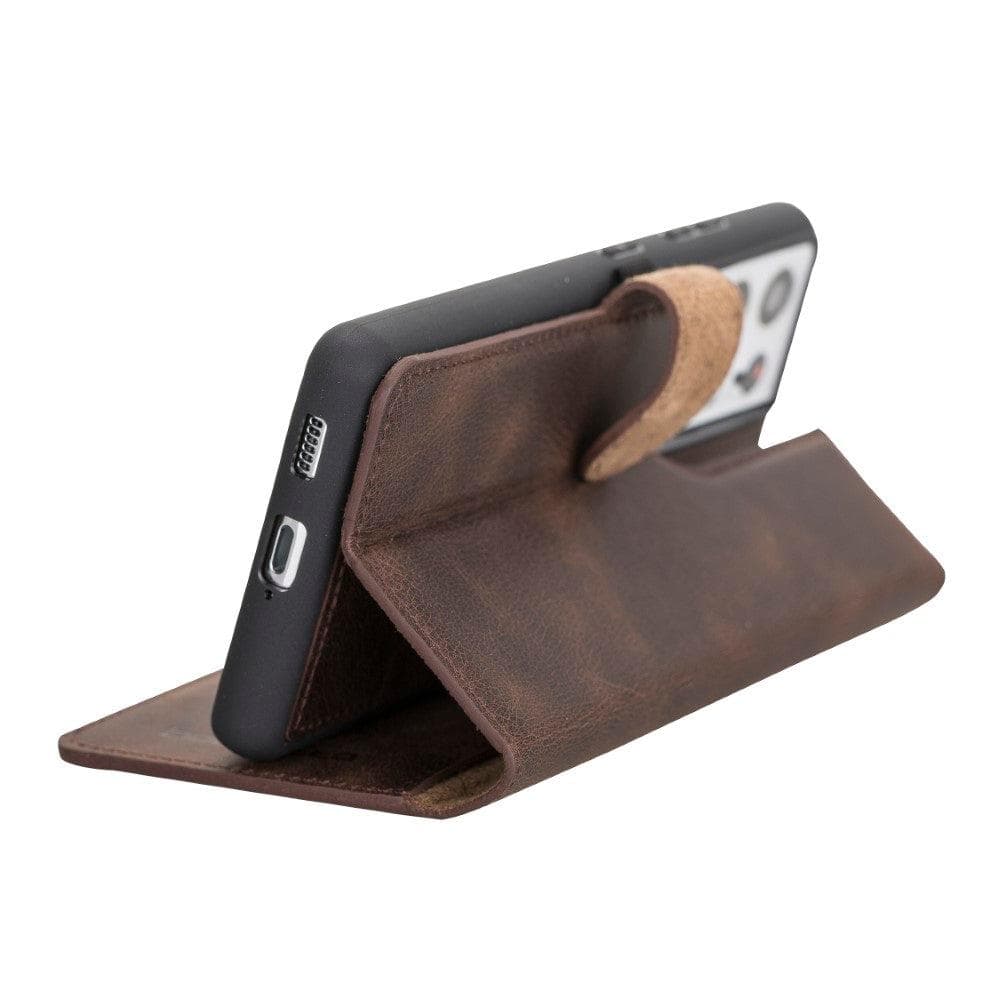 Magic Samsung Galaxy S21 Detachable Leather Wallet Case