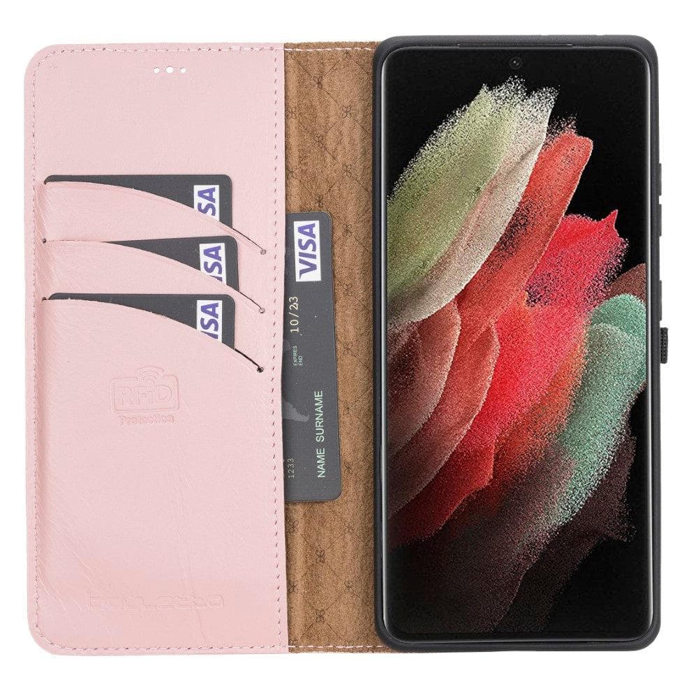 Magic Samsung Galaxy S21 Plus Detachable Leather Wallet Case