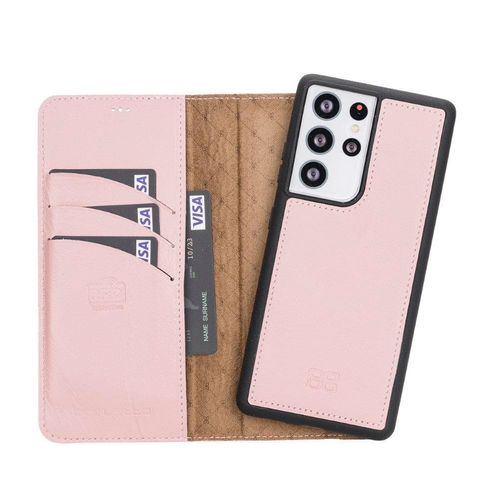 Magic Samsung Galaxy S21 Plus Detachable Leather Wallet Case