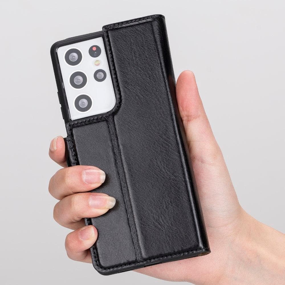 Magic Samsung Galaxy S21 Plus Detachable Leather Wallet Case