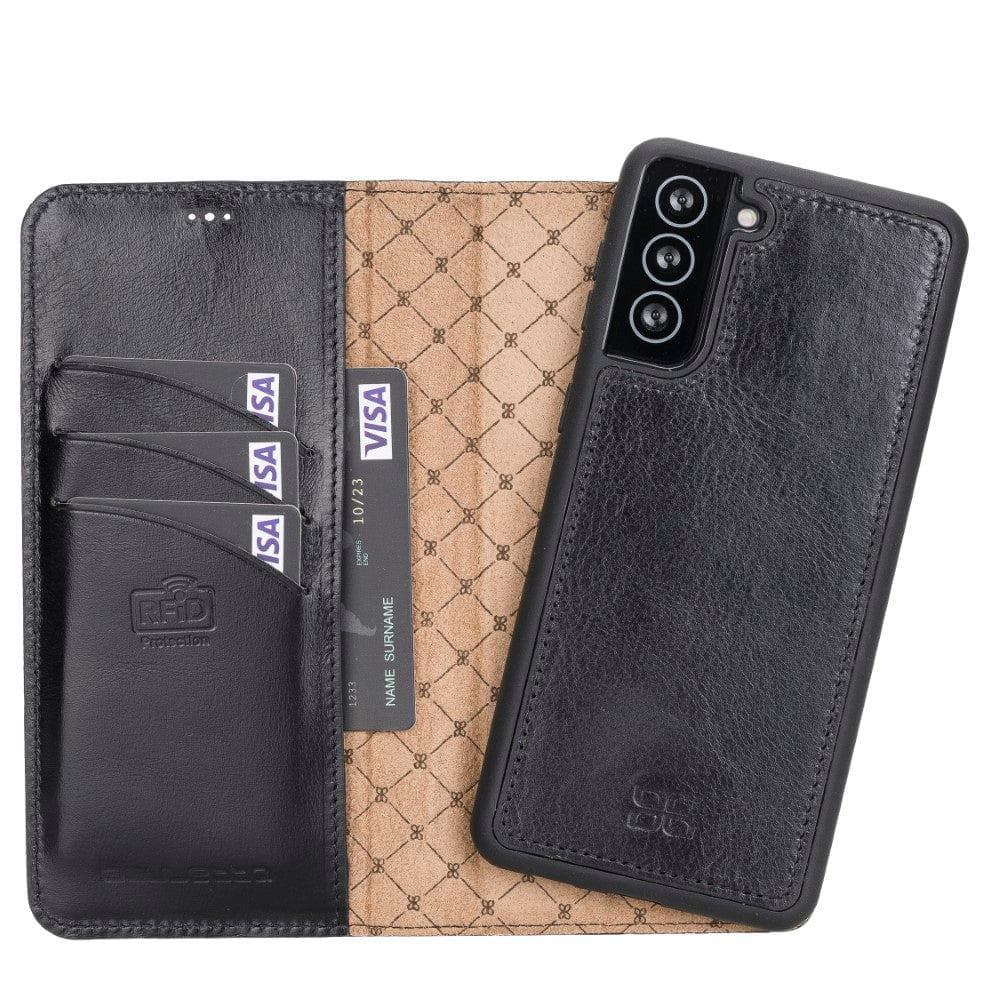 Magic Samsung Galaxy S21 Detachable Leather Wallet Case
