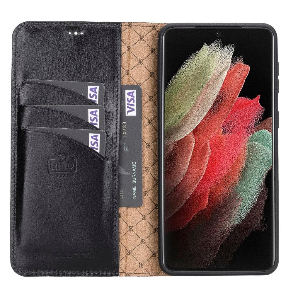 Magic Samsung Galaxy S21 Detachable Leather Wallet Case