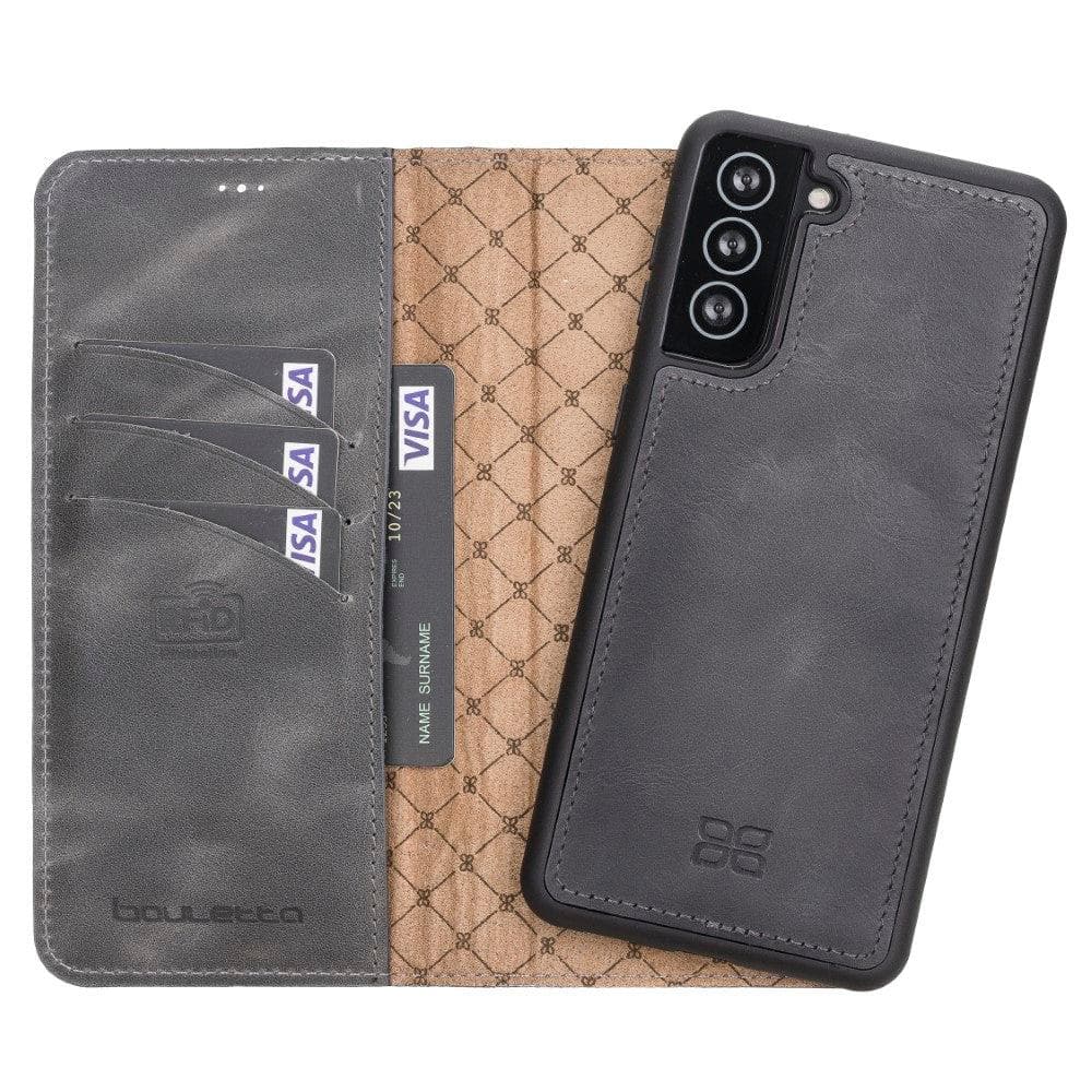 Magic Samsung Galaxy S21 Plus Detachable Leather Wallet Case