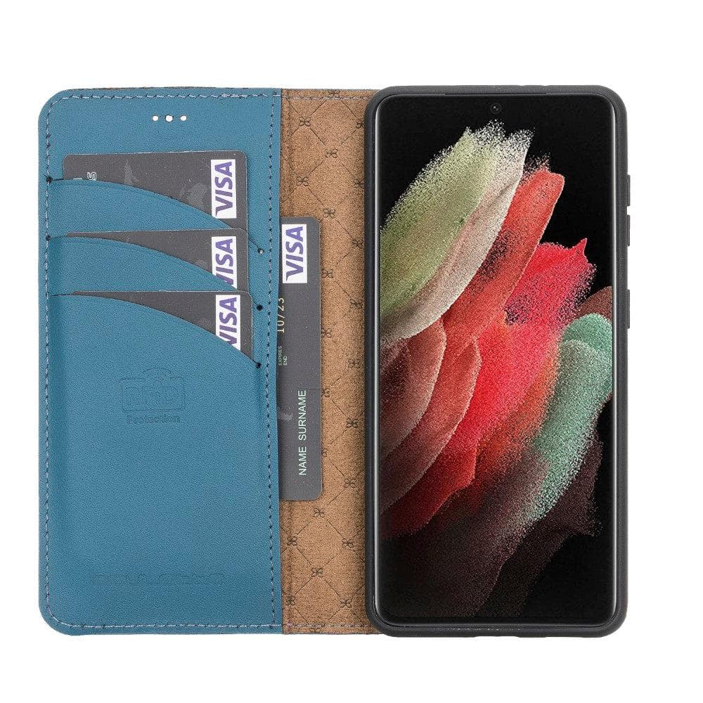 Magic Samsung Galaxy S21 Detachable Leather Wallet Case