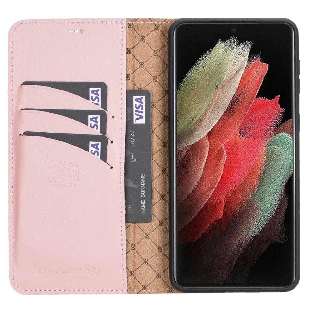 Magic Samsung Galaxy S21 Detachable Leather Wallet Case