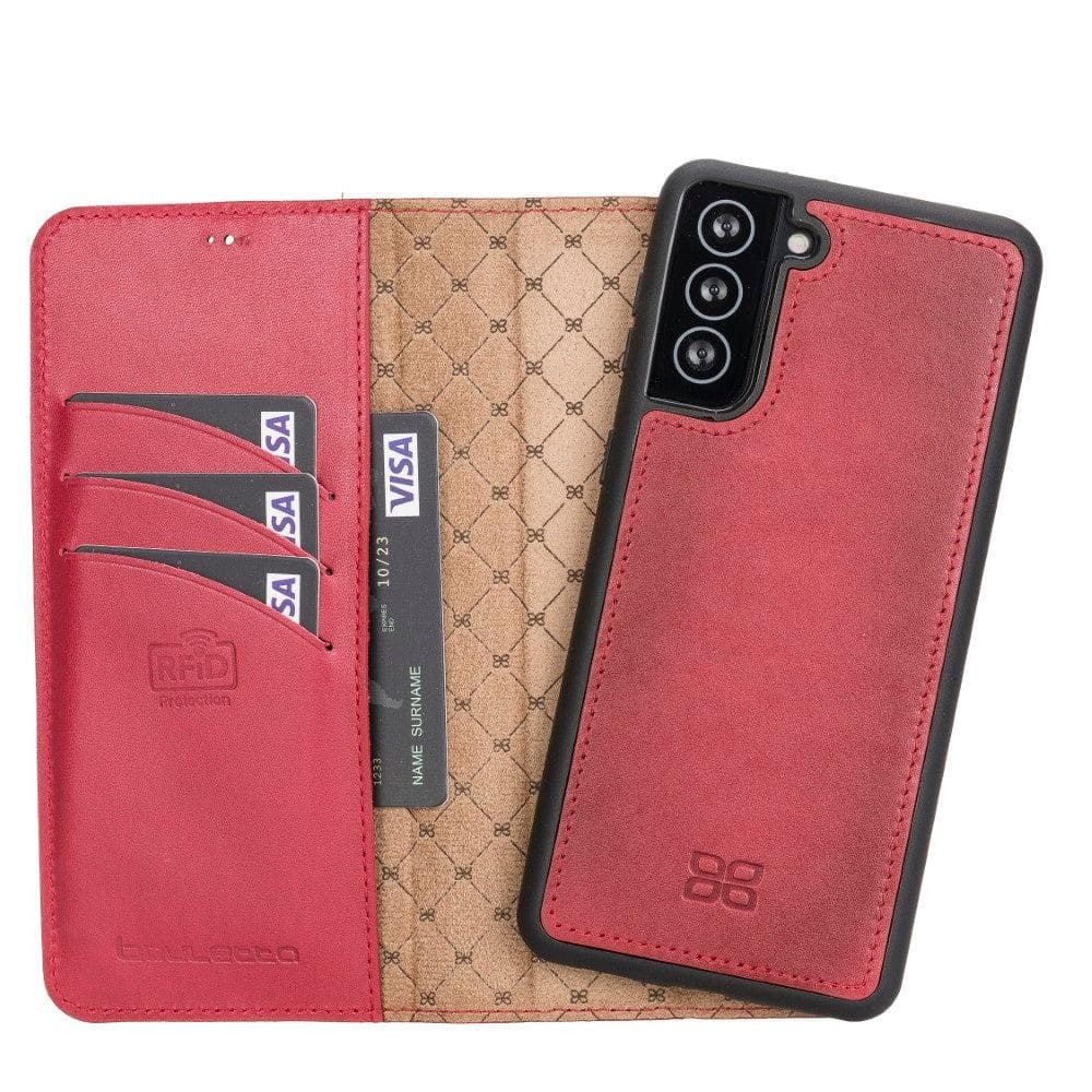 Magic Samsung Galaxy S21 Detachable Leather Wallet Case