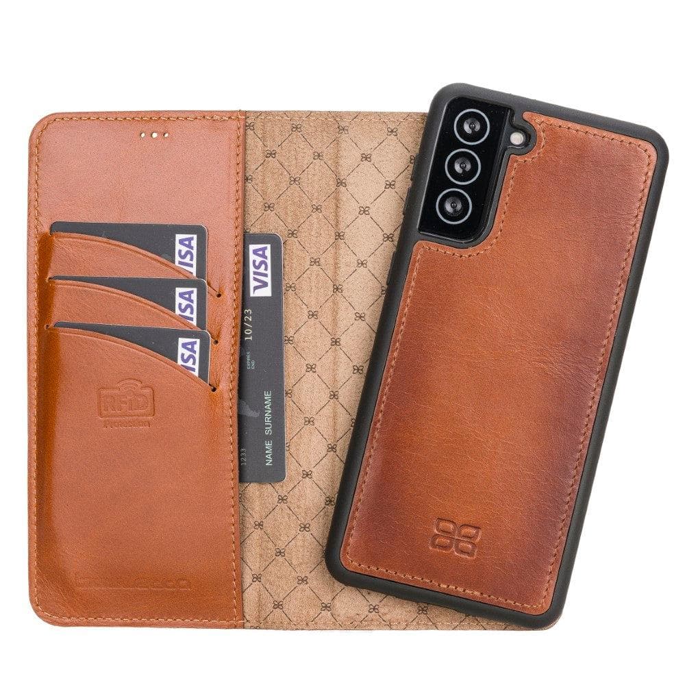 Magic Samsung Galaxy S21 Detachable Leather Wallet Case