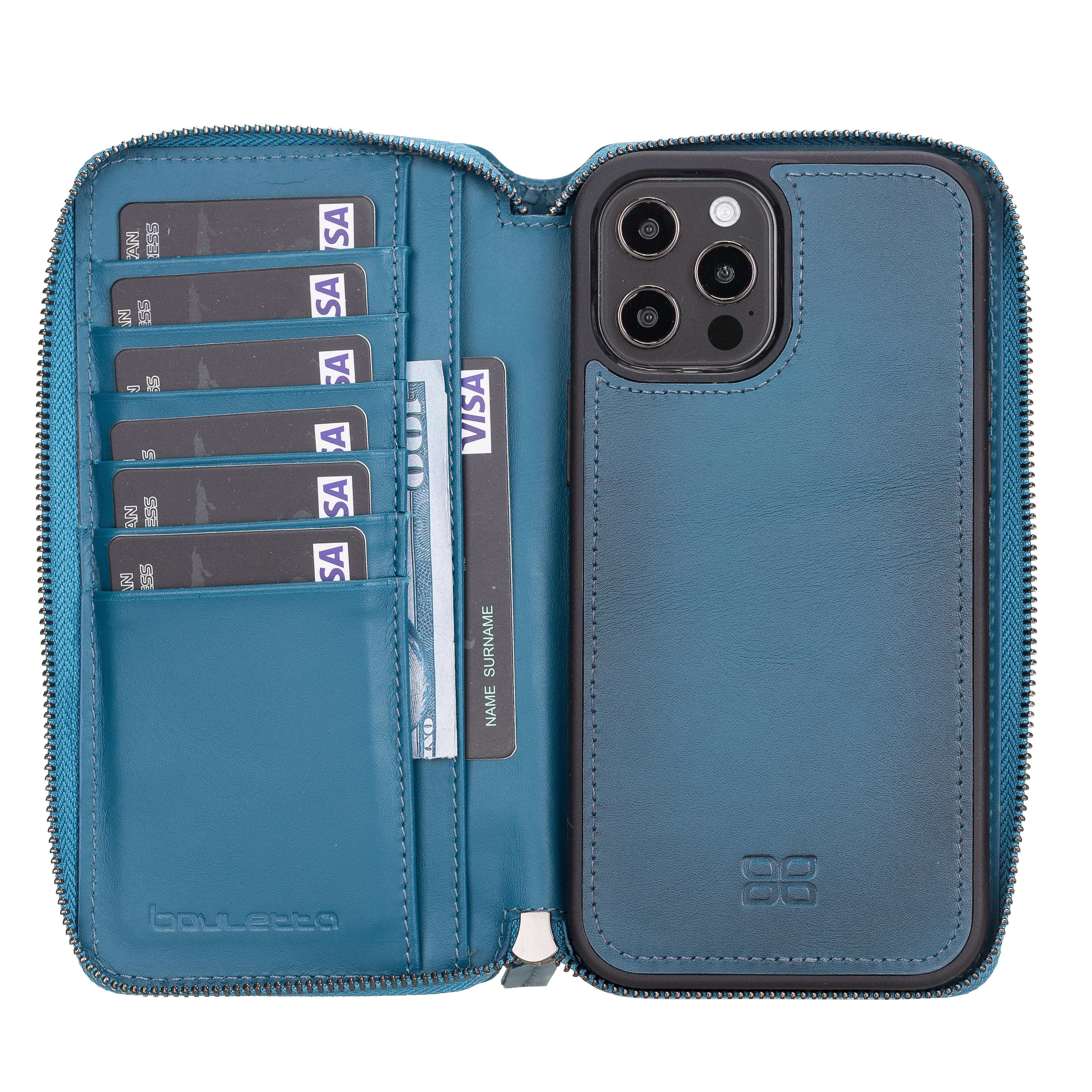 Pouch Magic iPhone 12 Pro Max Detachable Leather Wallet Case
