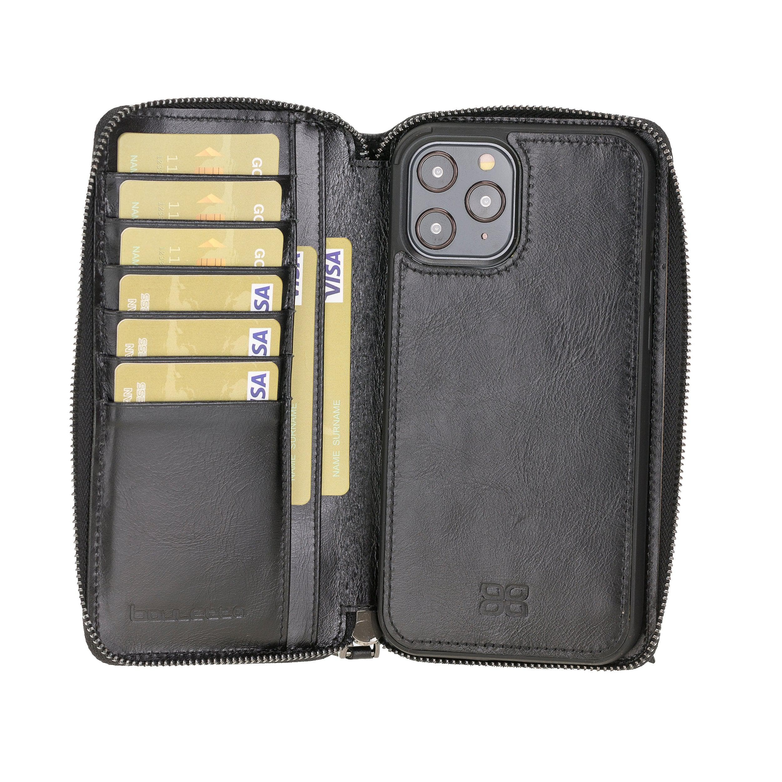 Pouch Magic iPhone 12 Pro Max Detachable Leather Wallet Case