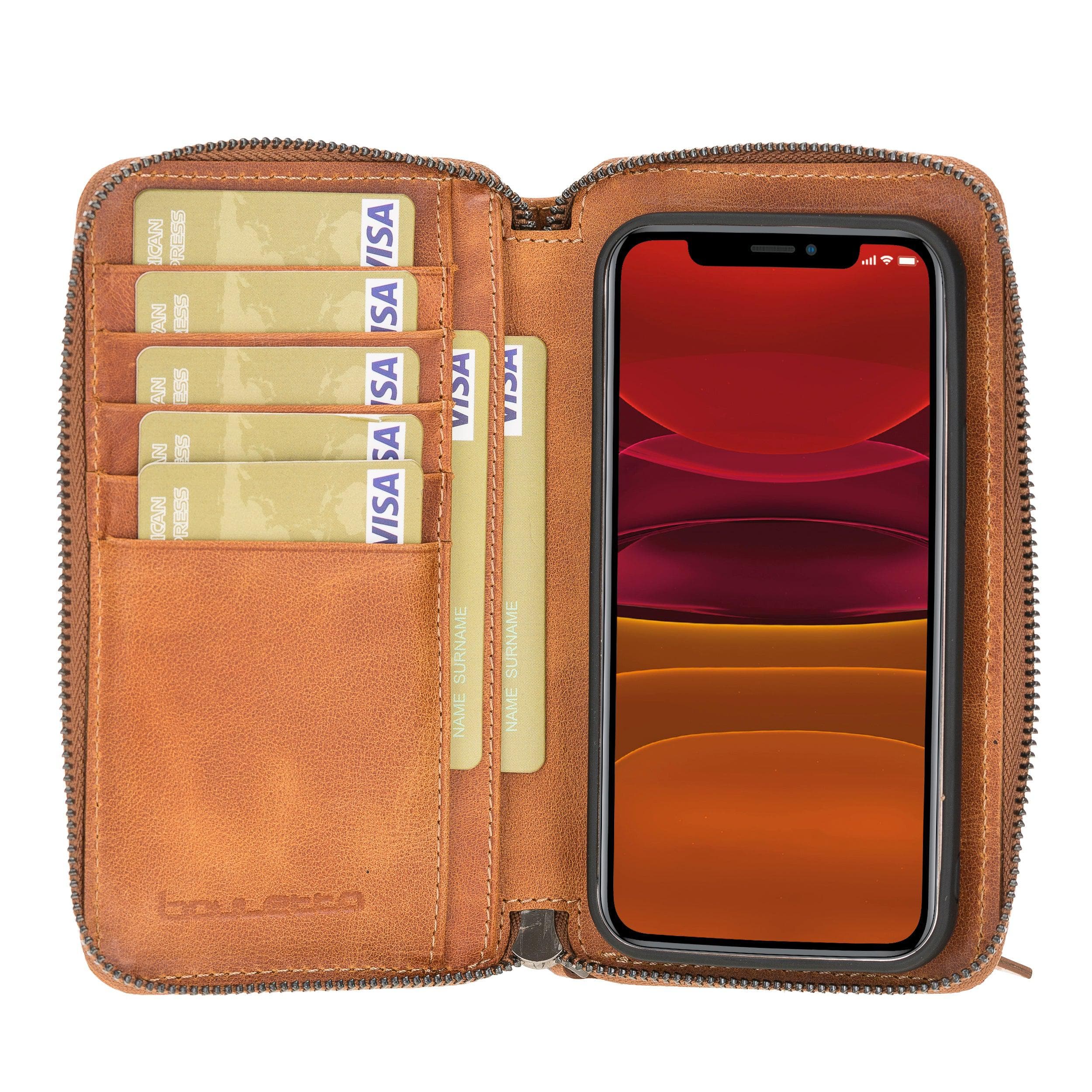 Pouch Magic iPhone 12 Pro Max Detachable Leather Wallet Case