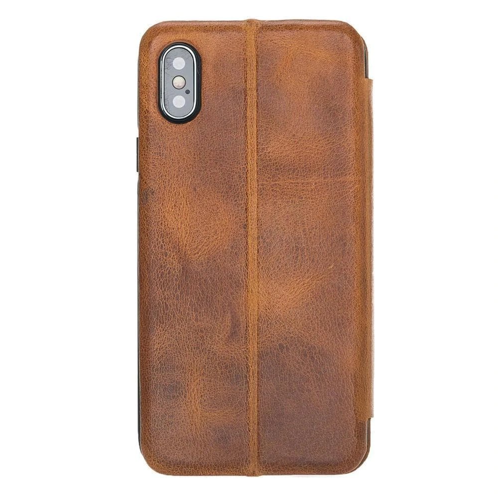 Slim Fit Book iPhone XS Max Leather Wallet Case