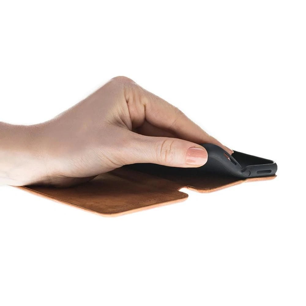 Slim Fit Book iPhone X / XS Leather Wallet Case