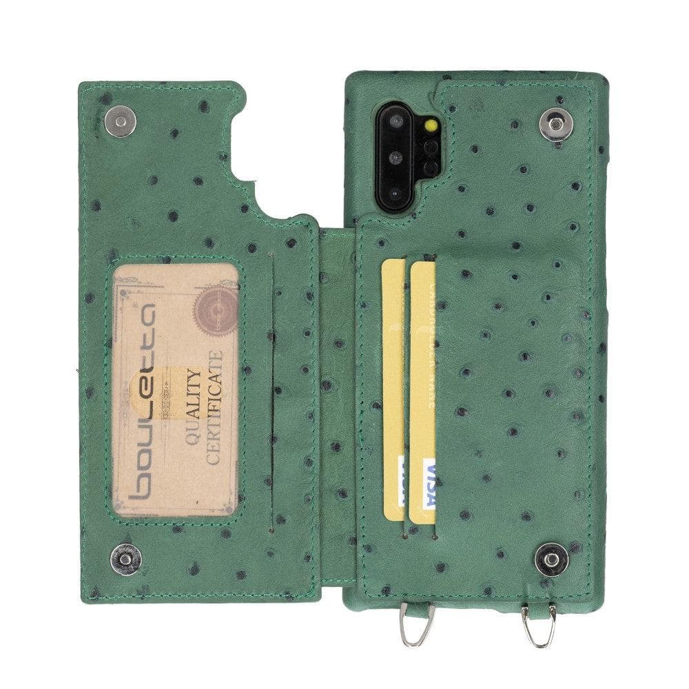 Saff Samsung Galaxy Note 10 Plus Leather Case with Shoulder Strap