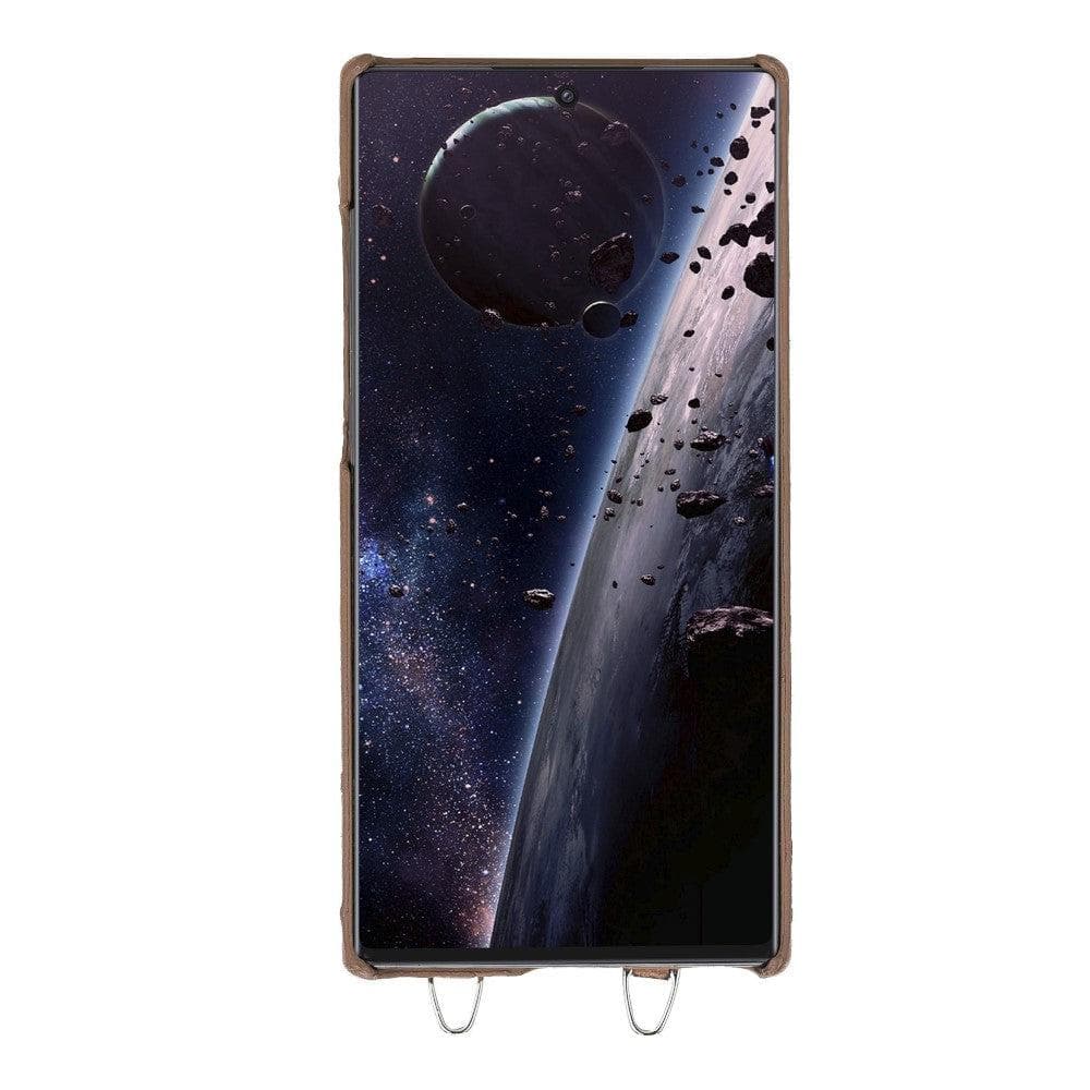 Saff Samsung Galaxy Note 10 Plus Leather Case with Shoulder Strap