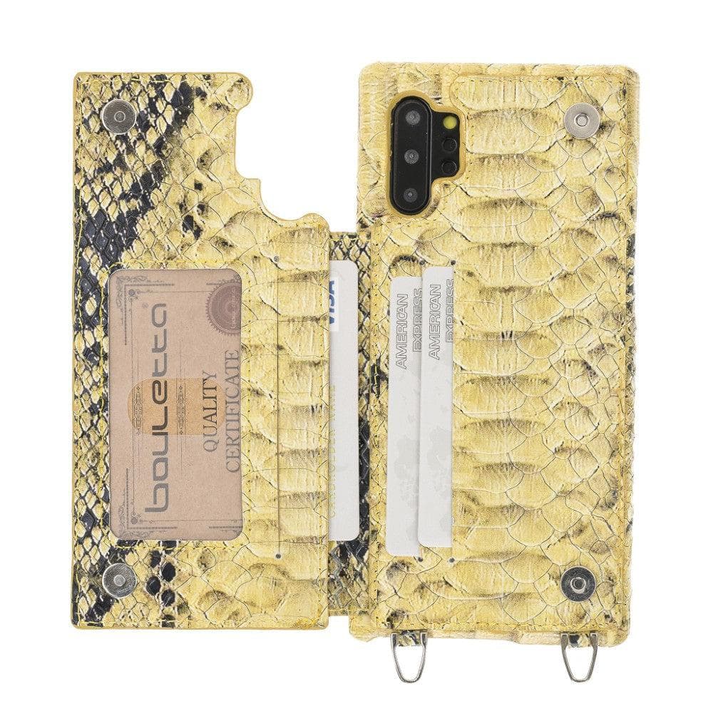 Saff Samsung Galaxy Note 10 Plus Leather Case with Shoulder Strap