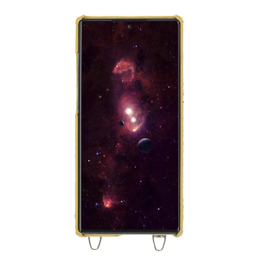 Saff Samsung Galaxy Note 10 Plus Leather Case with Shoulder Strap