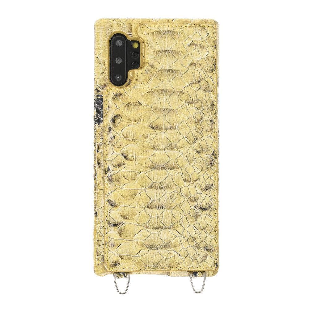 Saff Samsung Galaxy Note 10 Plus Leather Case with Shoulder Strap