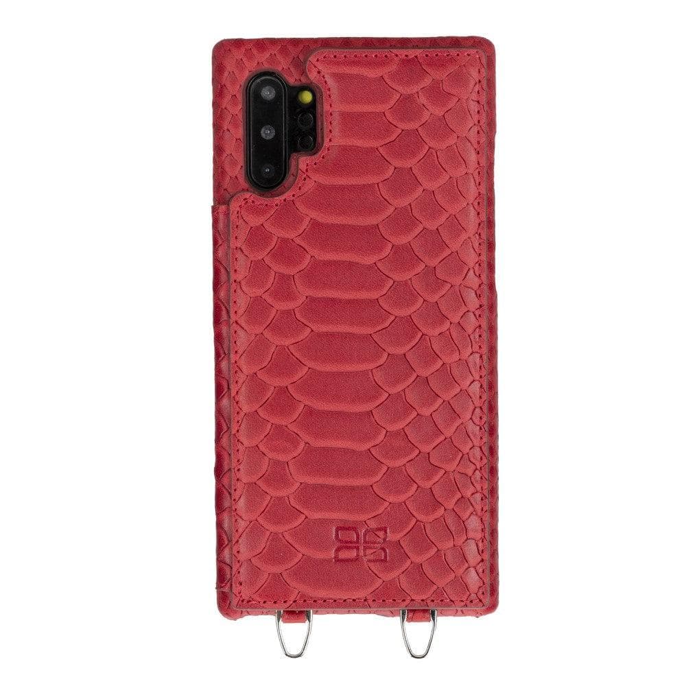 Saff Samsung Galaxy Note 10 Plus Leather Case with Shoulder Strap