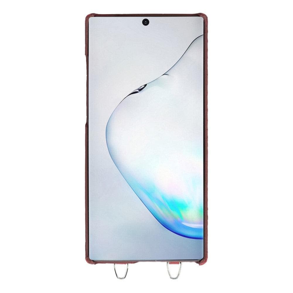 Saff Samsung Galaxy Note 10 Plus Leather Case with Shoulder Strap