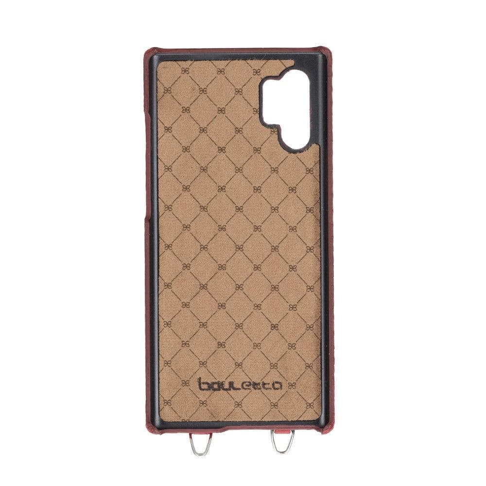 Saff Samsung Galaxy Note 10 Plus Leather Case with Shoulder Strap