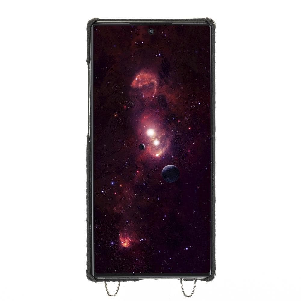 Saff Samsung Galaxy Note 10 Plus Leather Case with Shoulder Strap