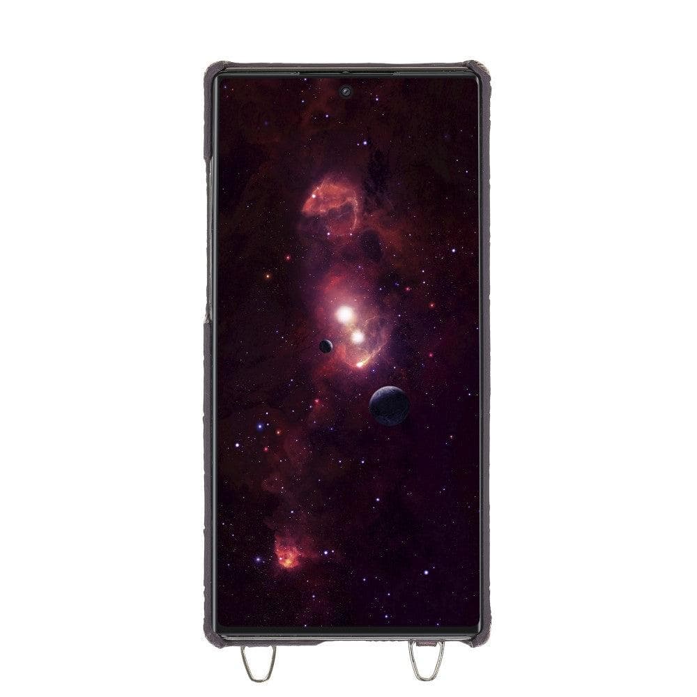 Saff Samsung Galaxy Note 10 Plus Leather Case with Shoulder Strap