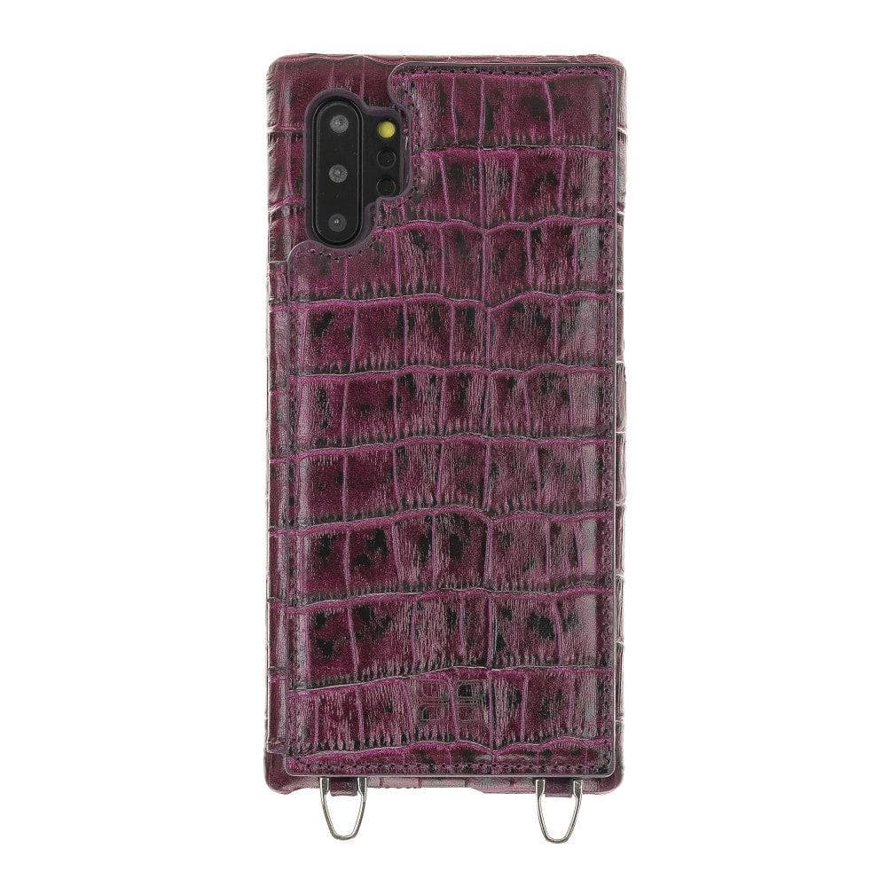 Saff Samsung Galaxy Note 10 Plus Leather Case with Shoulder Strap