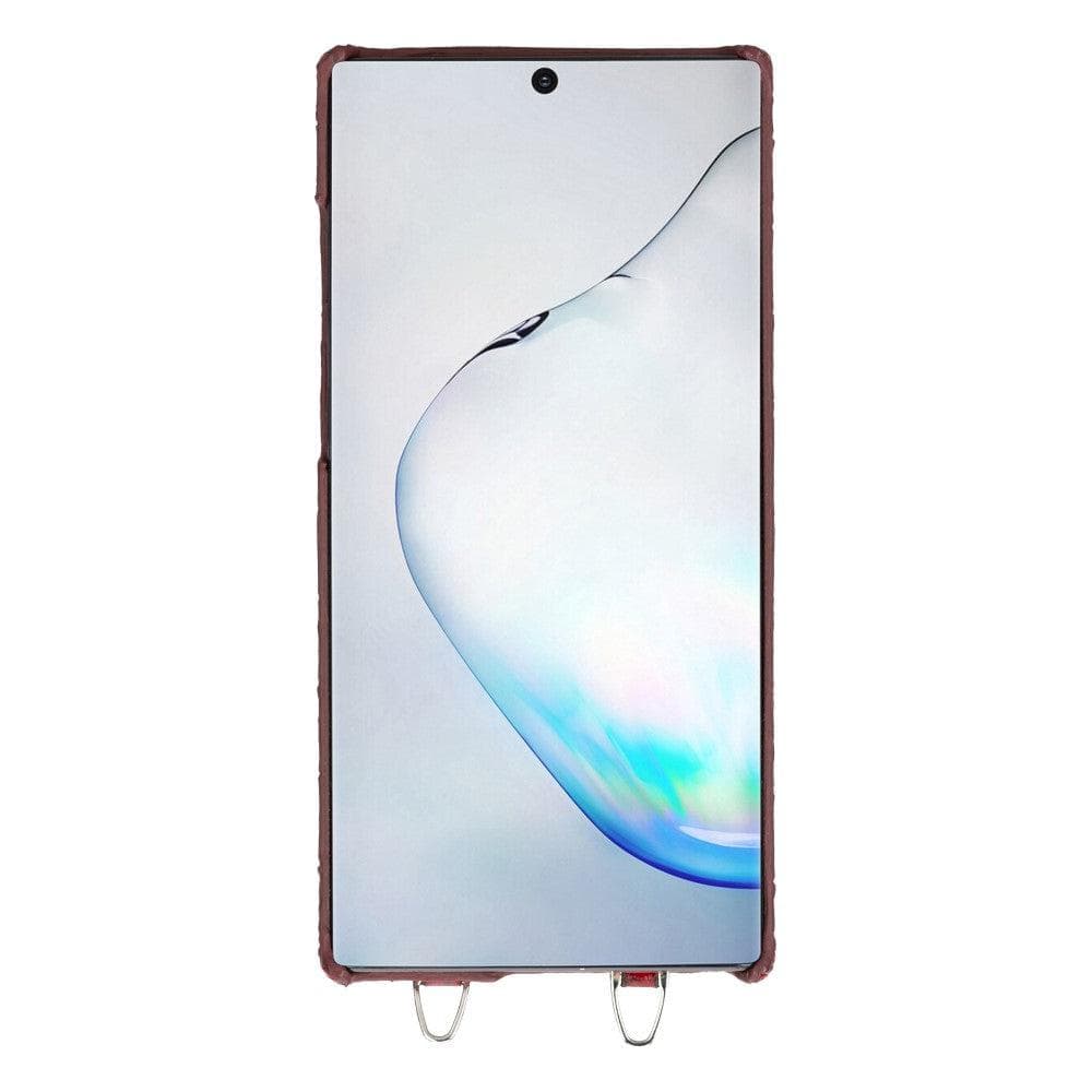 Saff Samsung Galaxy Note 10 Plus Leather Case with Shoulder Strap